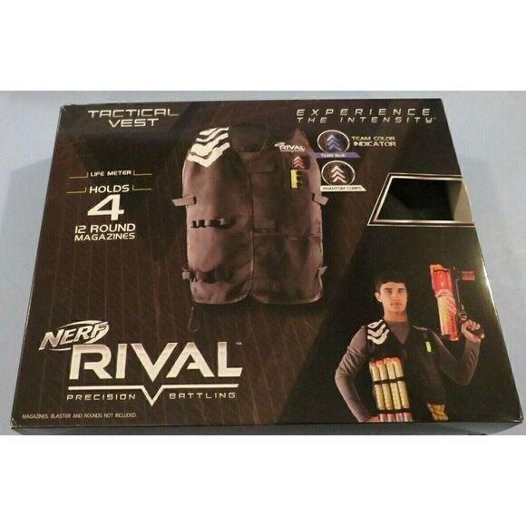 Hasbro Nerf RIVAL Phantom Tactical Vest -Holds 4 12 Round Magazines - - Picture 2 of 3